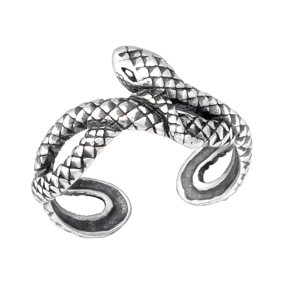 Sterling Silver Snake Toe Ring