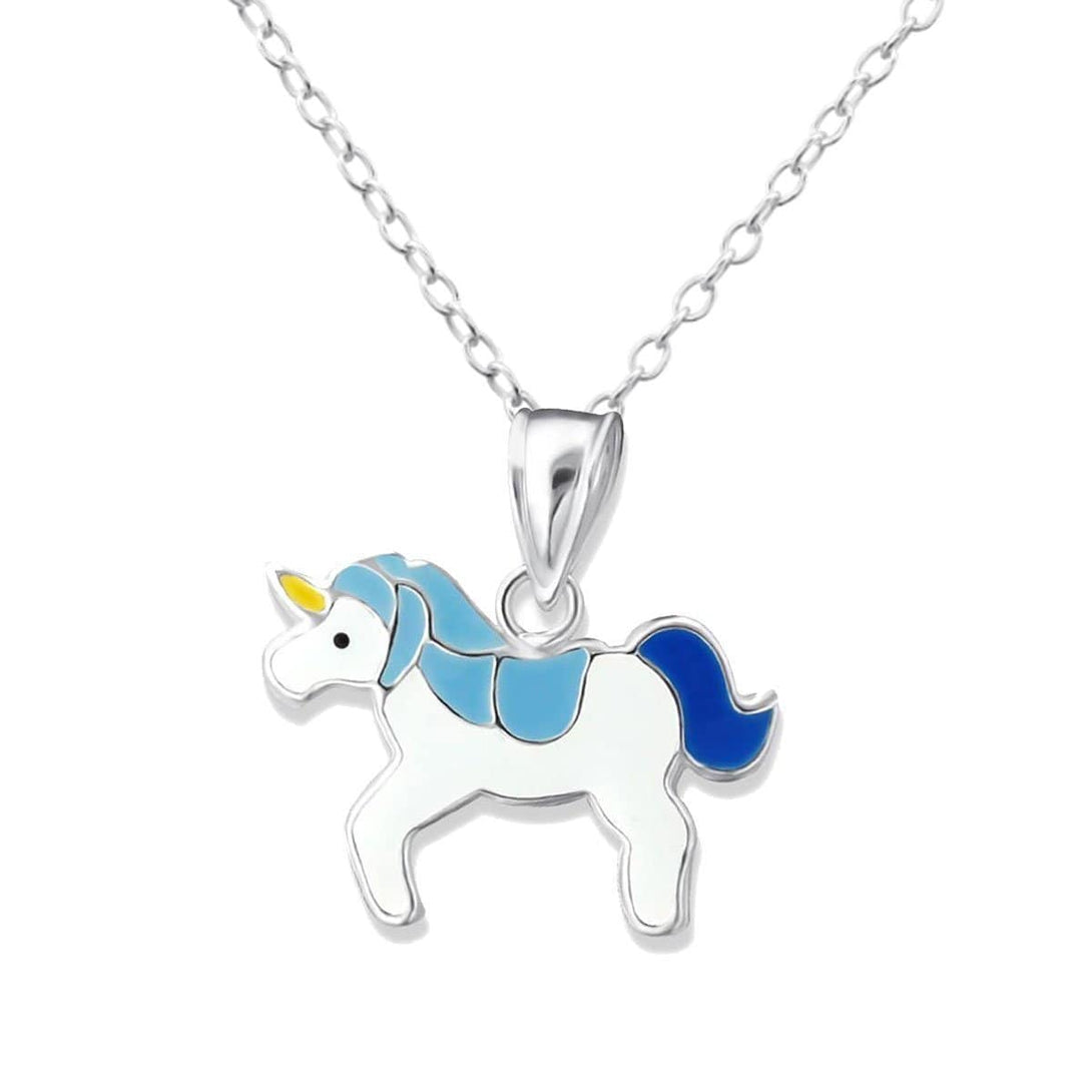 Sterling Silver Children's Unicorn Pendant