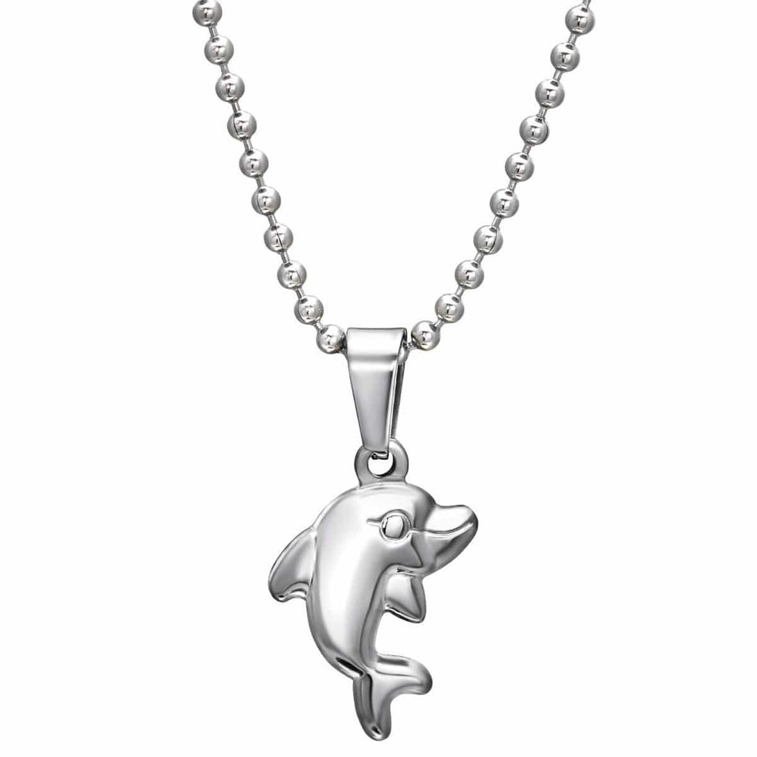 Stainless Steel Dolphin Necklace