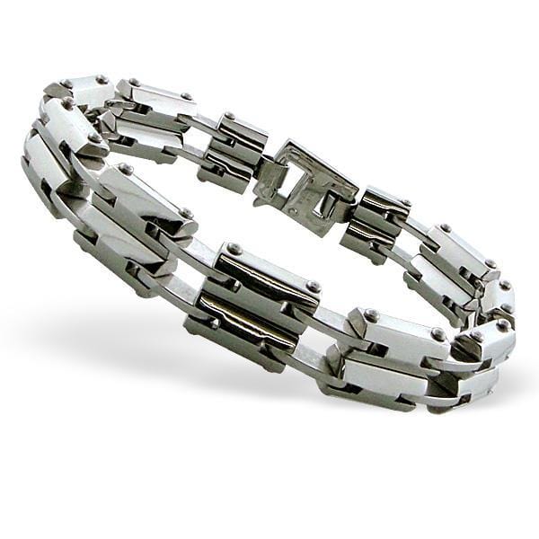 Stainless Steel Men's Link Bracelet