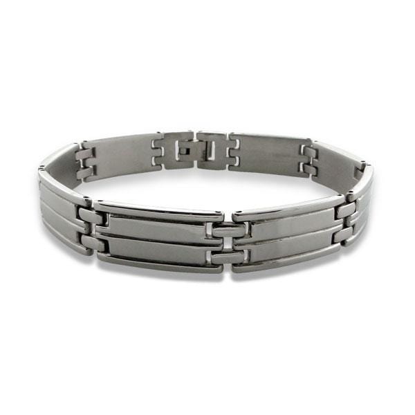 Surgical Steel Men's Link Bracelet 22 CM