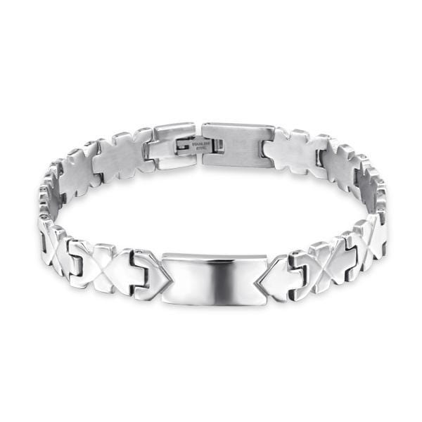 Stainless Steel 22 cm Cuff Bangle Bracelet