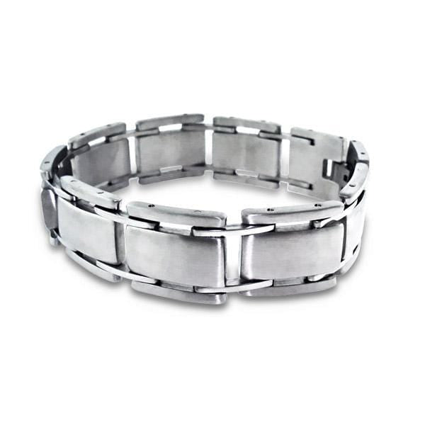 Men's 22 Cm Steel Link Bracelet