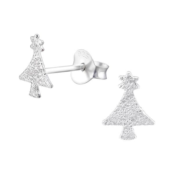 Children's Christmas Tree Earrings 
