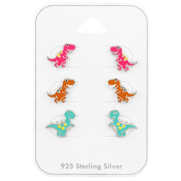Dinosaur Earrings Set for Kids