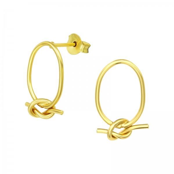 Gold knot Earrings