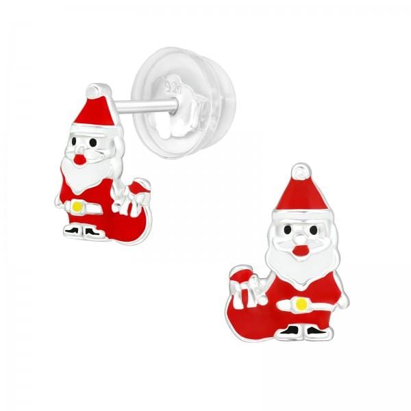 Kids Santa Claus  Christmas Earrings
