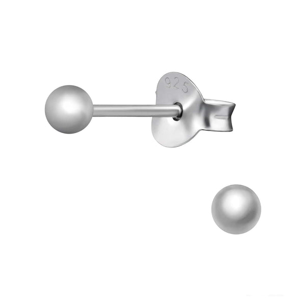 Platinum Ball earrings