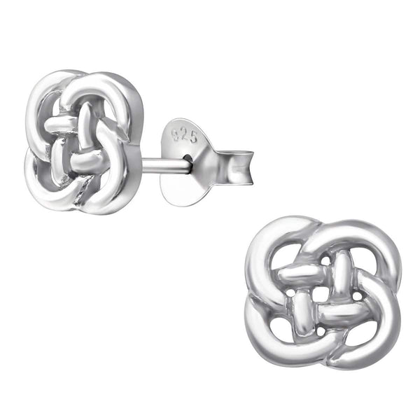Sterling Silver Celtic Knot Ear Studs