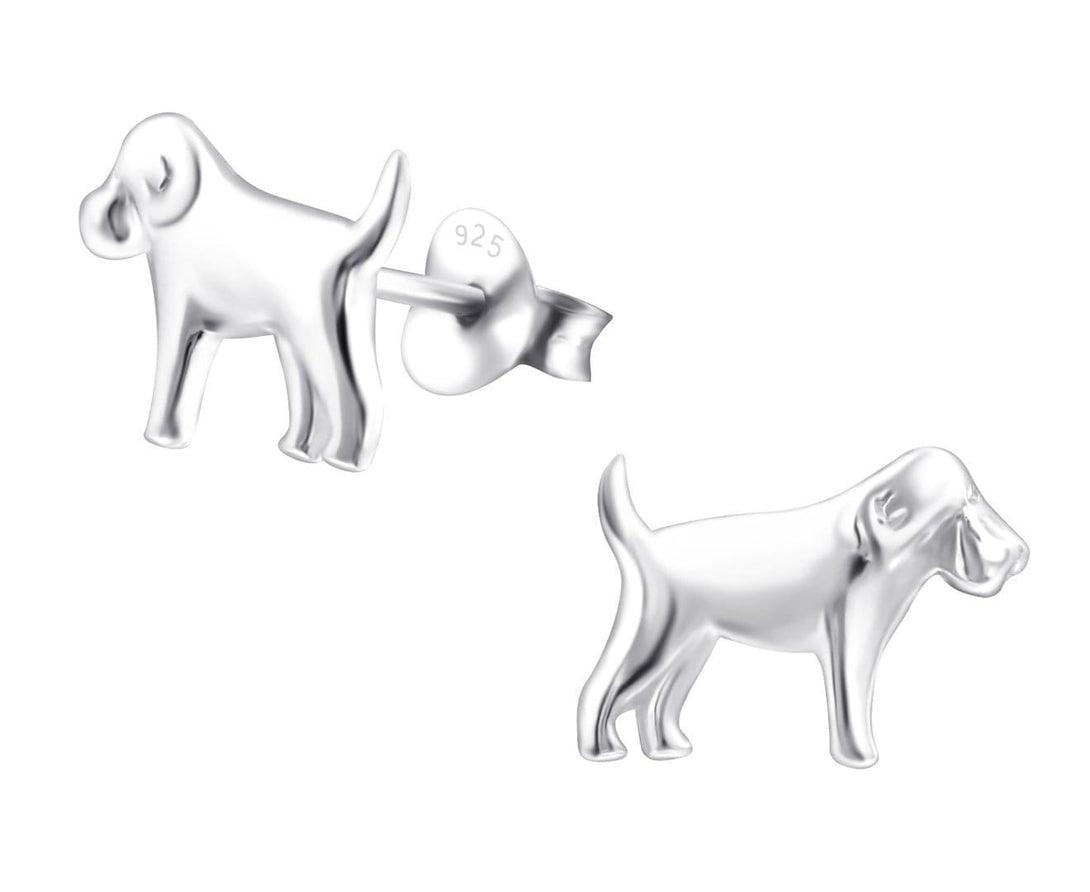 Children's Sterling Silver Dog Ear Studs