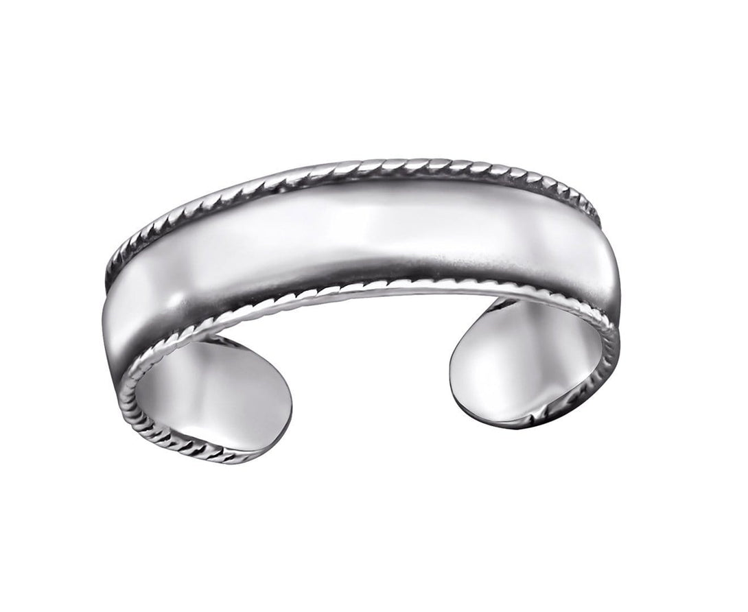 Sterling Silver Band Adjustable Toe Ring