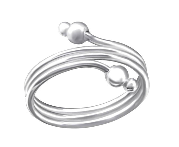 Sterling Silver Twisted Toe Ring
