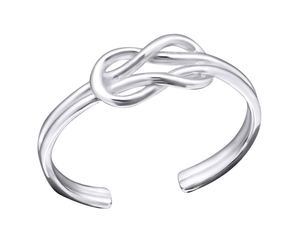 Sterling Silver Knot Toe Ring
