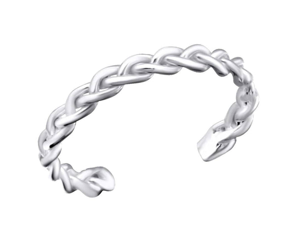 Sterling Silver Chain Toe Ring