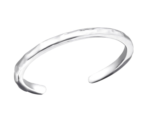 Sterling Silver Plain Toe Ring