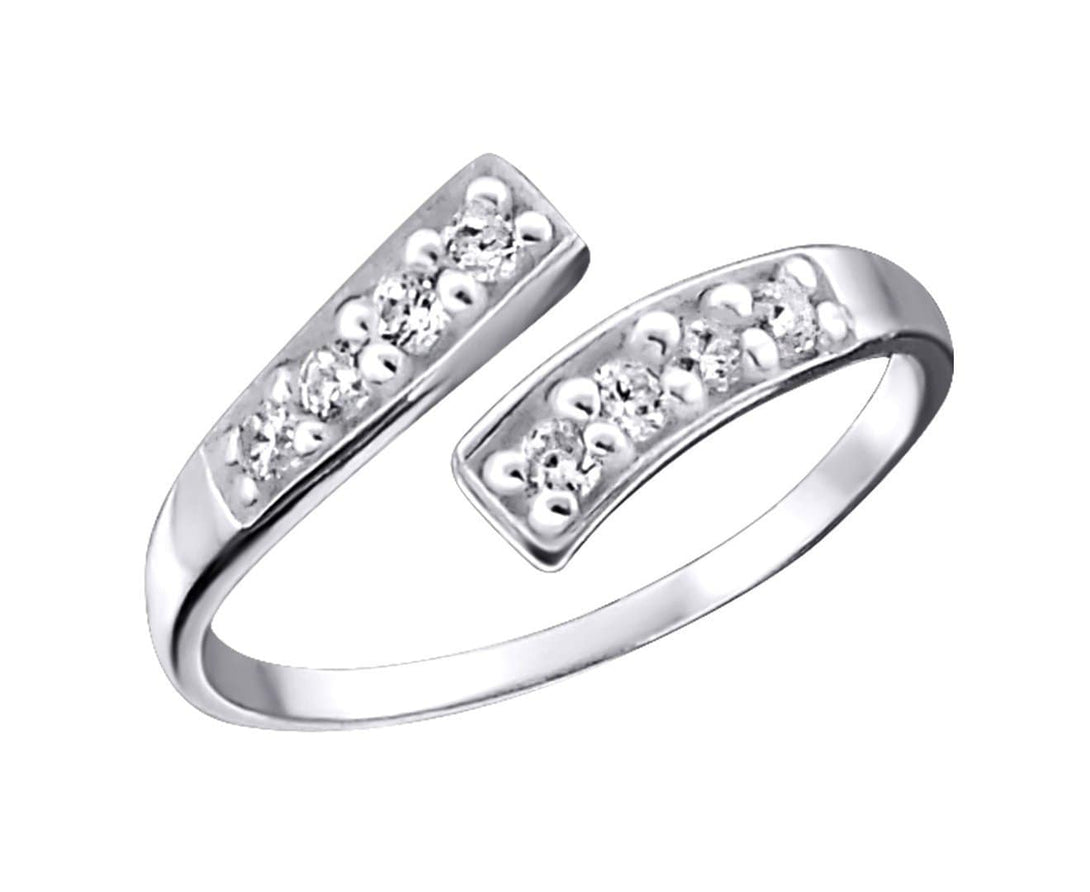 Sterling Silver Line Toe Ring