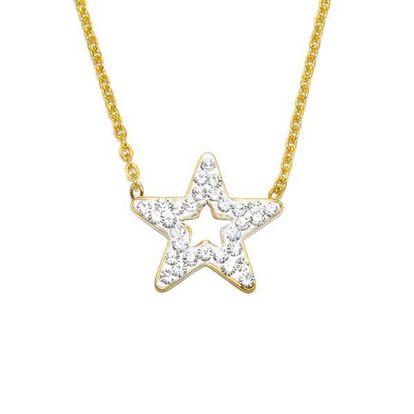Gold Star Steel  Necklace