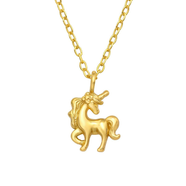 kids Gold Unicorn Necklace
