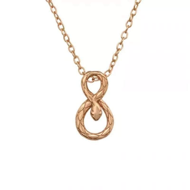 Rose  Gold Snake Necklace for Women
