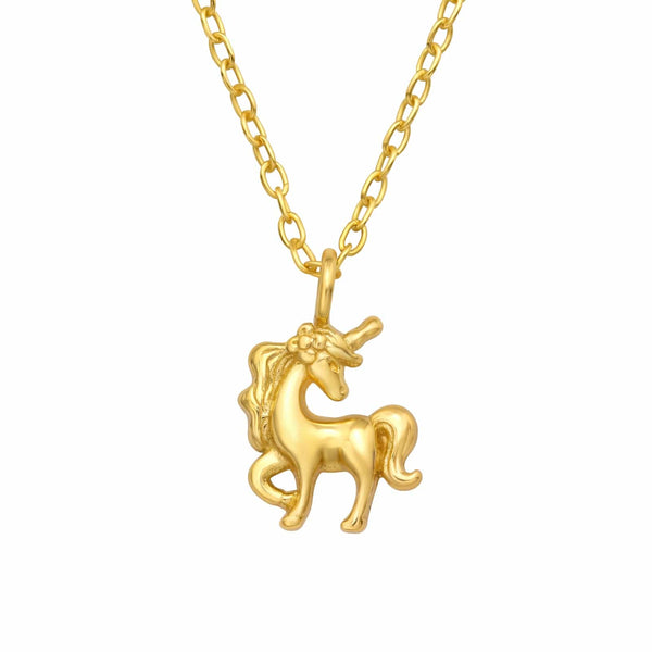 Gold Unicorn Necklace