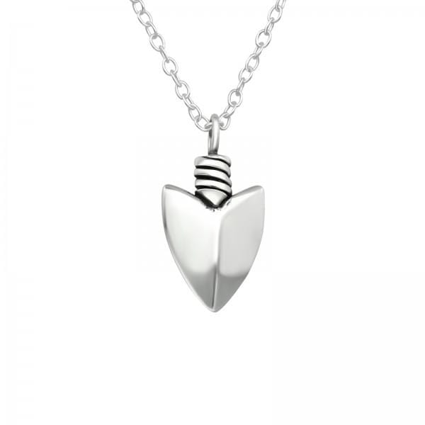 Silver Arrowhead Necklace