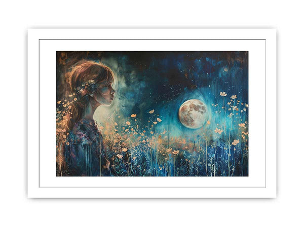 Beautiful Moon Framed Print