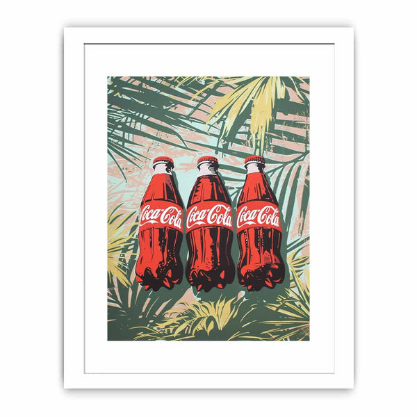 Coke  Poster Framed Print