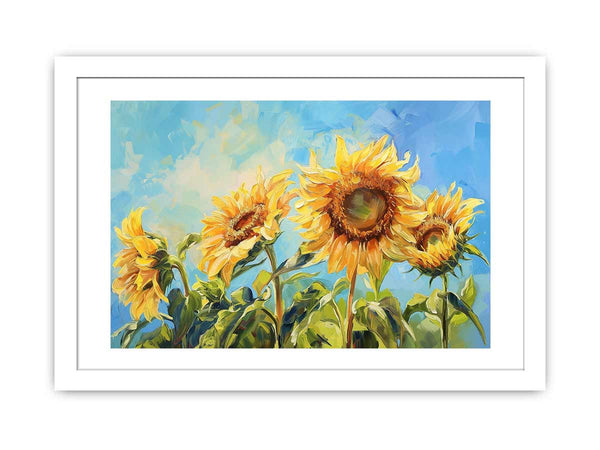 Summer Sunflowers Framed Print