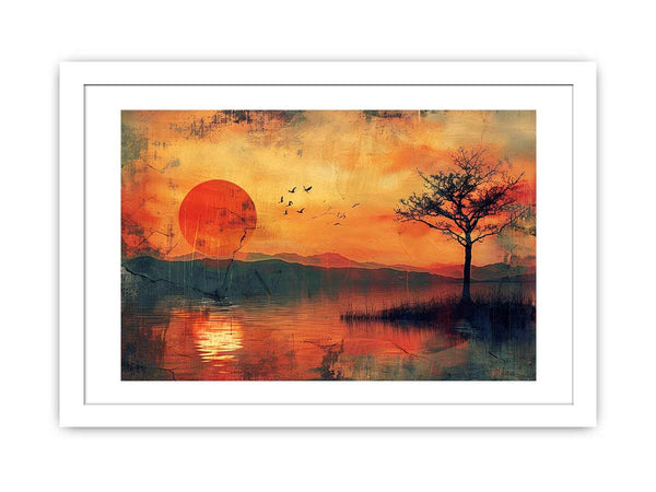 Sunset  Framed Print