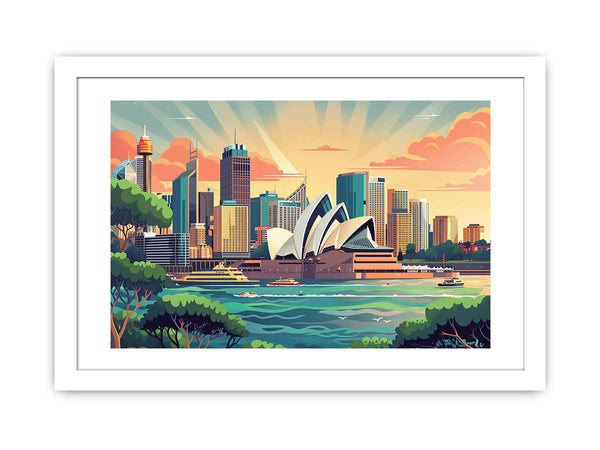 Sydney Framed  Print