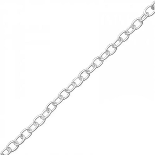 Silver Plain Charm Bracelet