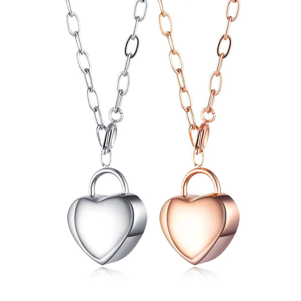 Stainless Steel Love Heart Necklace