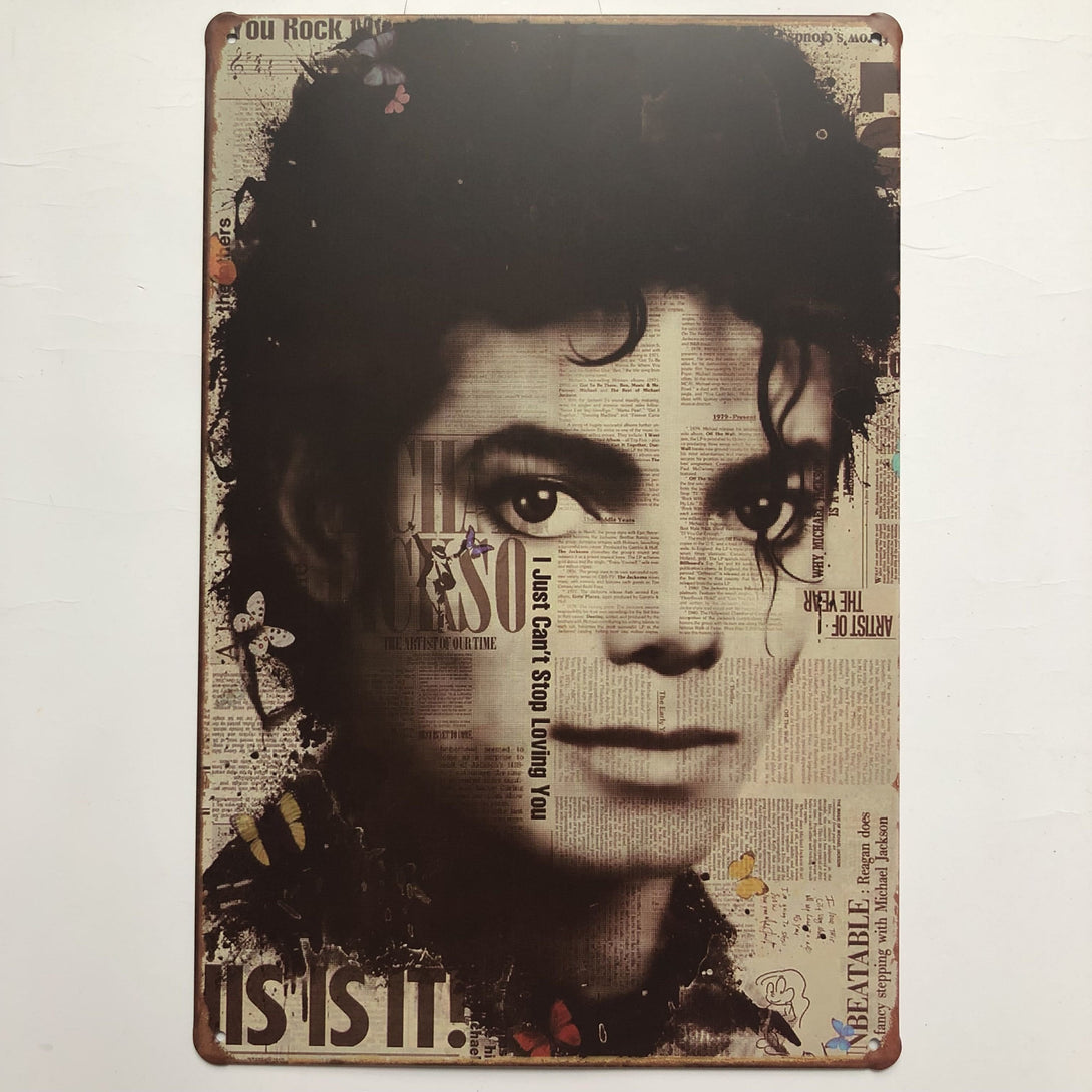 Michael Jackson Vintage  Poster
