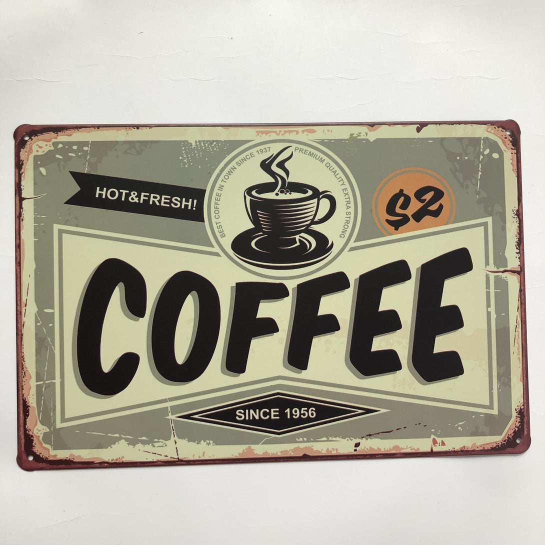 Coffee Tin Sign Poster