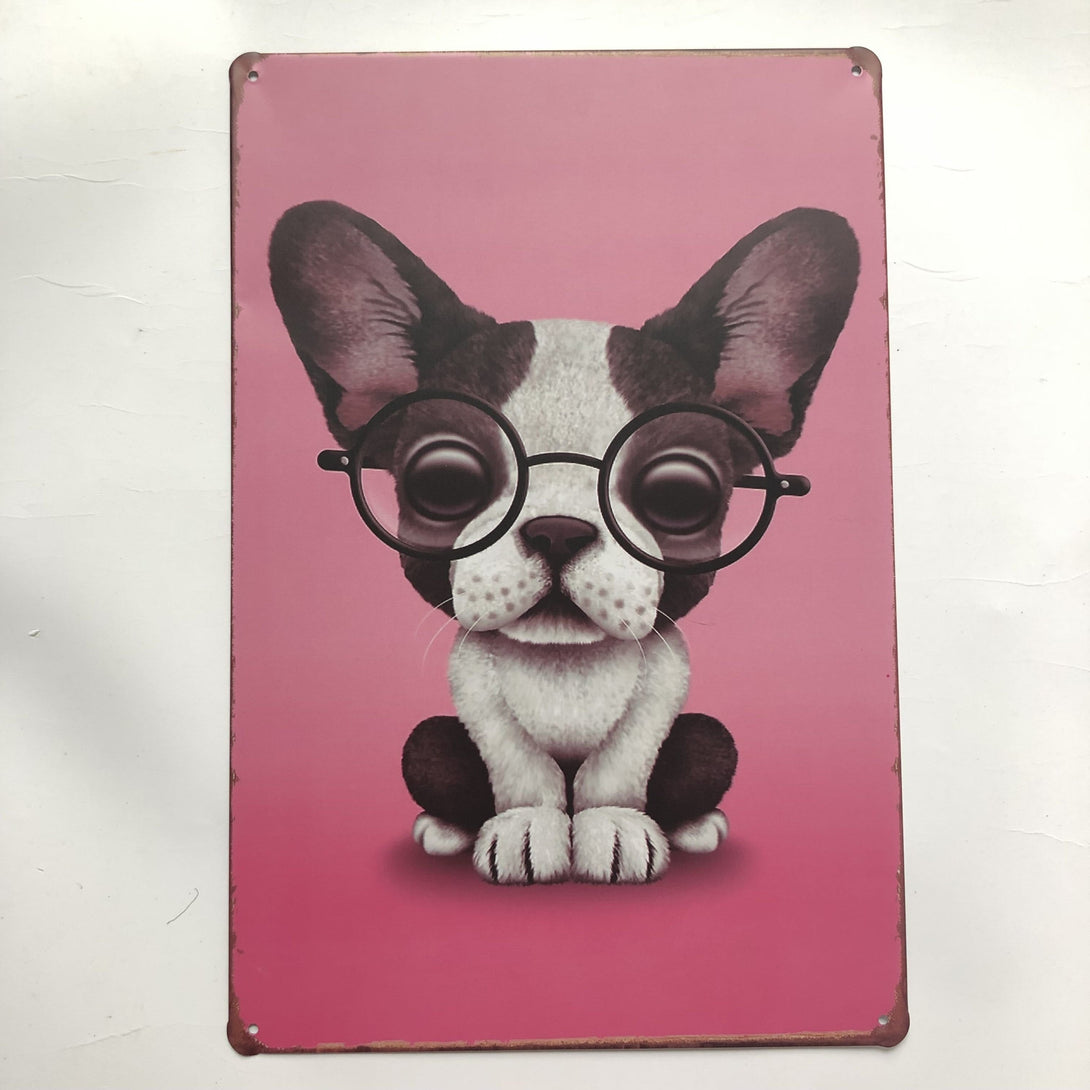 Cute Cat Tin Poster