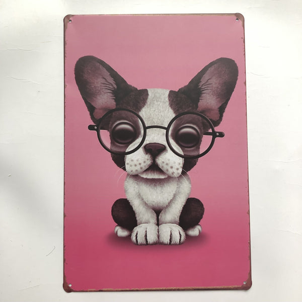 Cute Cat Tin Poster