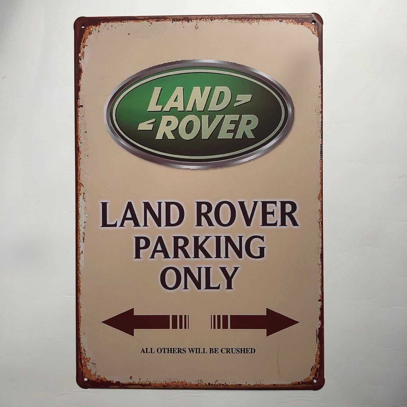 Land Rover Parking Poster Vintage