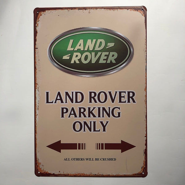 Land Rover Parking  Poster Vintage