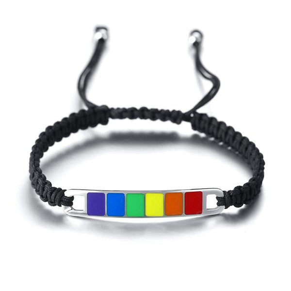 Stainless Steel LGBT Pride Bracelet