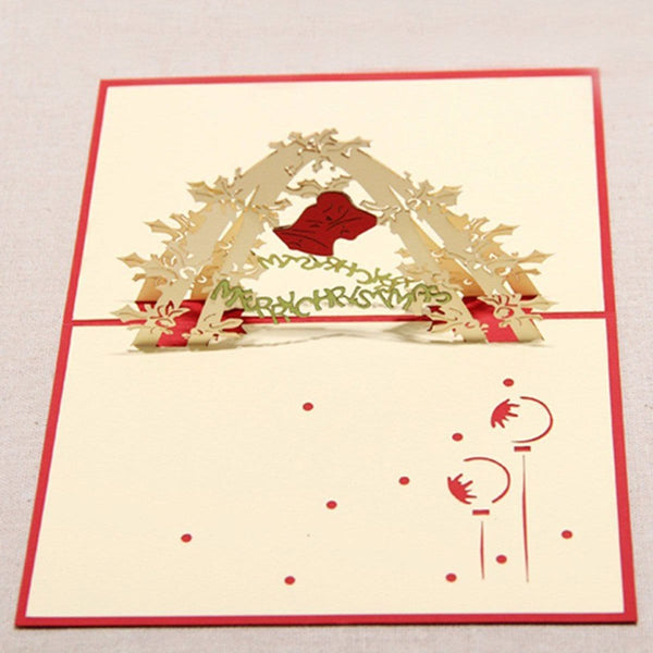 Christmas Bell Pop Up Greeting Card