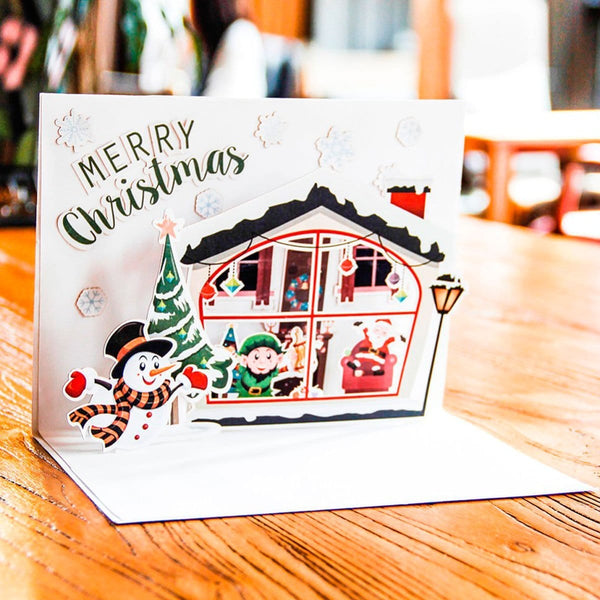 Pop Up Christmas DIY Greeting Card