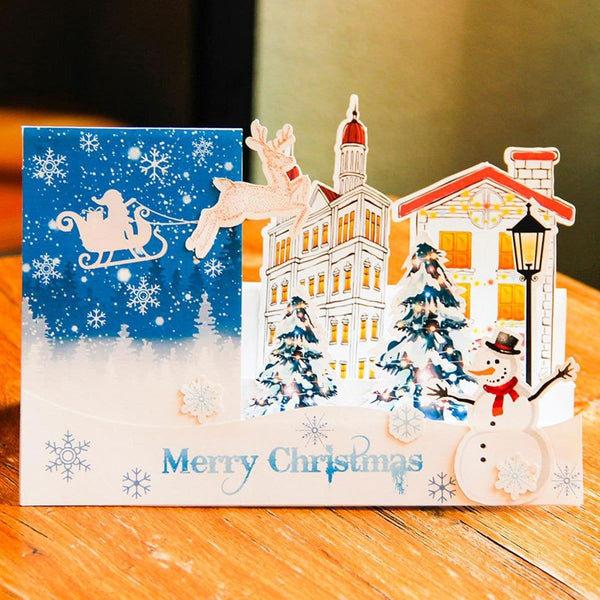 Pop Up Merry Christmas DIY Greeting Card