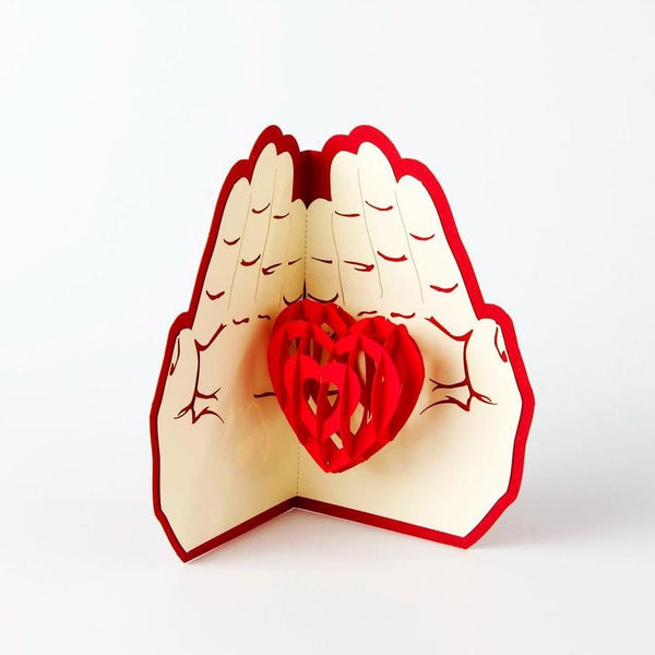 Handmade 3D Pop Up Love  Greeting Card