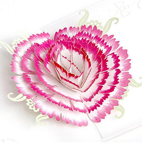 3d Pop up Flower Greeting  Card