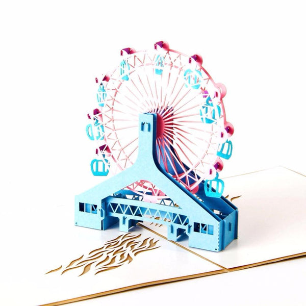 Ferris wheel 3D Pop up Greeting Card