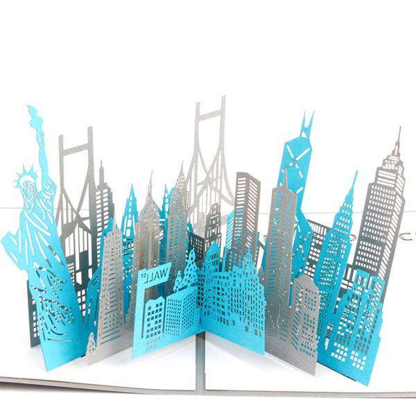 Large New York City 3D Pop up Greeting Card