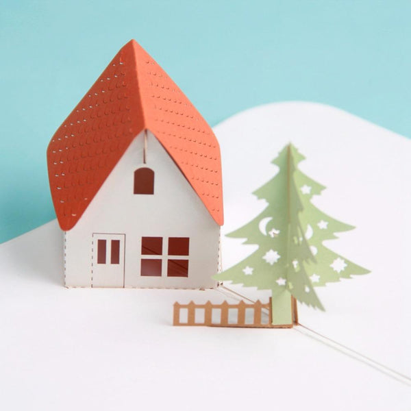 The Twilight house 3D Pop up Greeting Card