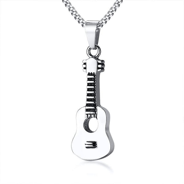 Stainless Steel Guitar Necklace For Ashes