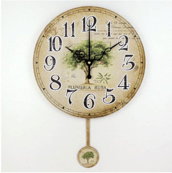 3D Tree Pendulum Wall clock