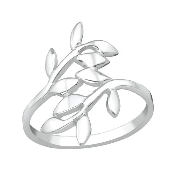 Silver Olive Leaf Ring